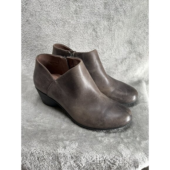 Dansko Raina Women's 40 Burnished Nubuck Bootie Mushroom US 9.5 /10 Ankle Boots - Picture 1 of 8